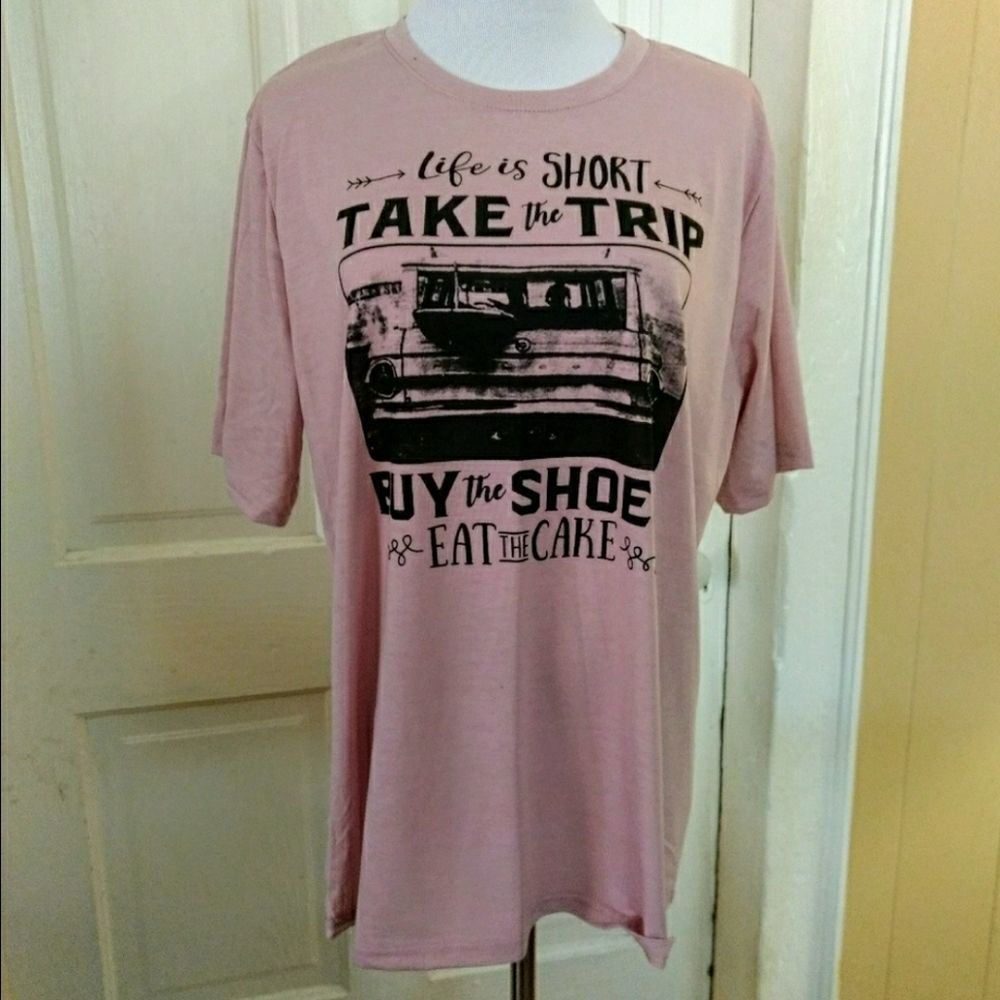 Pink Life is Shirt T-shirt Large